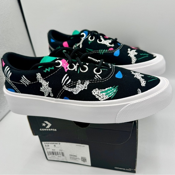 NWT Converse Skid Grip CVO Sneakers Unisex Archive Print Black